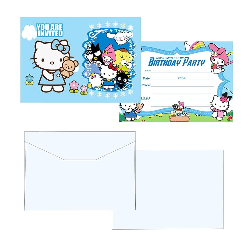 Hello Kitty Einladungskarte