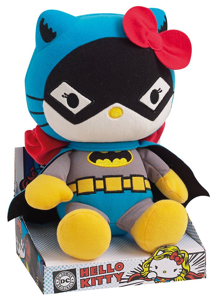 Hello Kitty - Plüschtier als Batwoman, 27cm