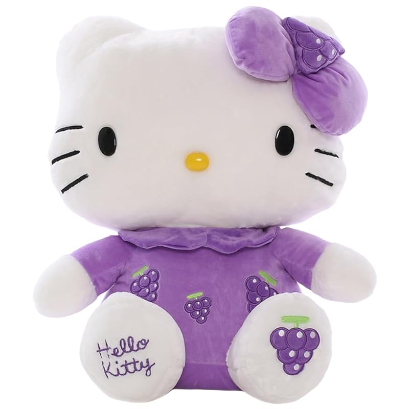 Hello Kitty - Plüschtier mit violettem Kleid, 30cm