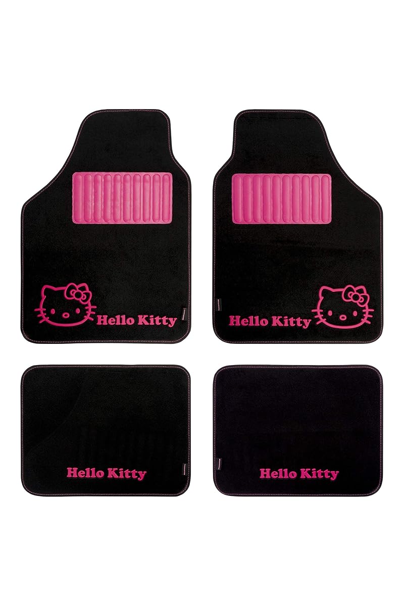 Hello Kitty - Fussmatten-Set Schwarz