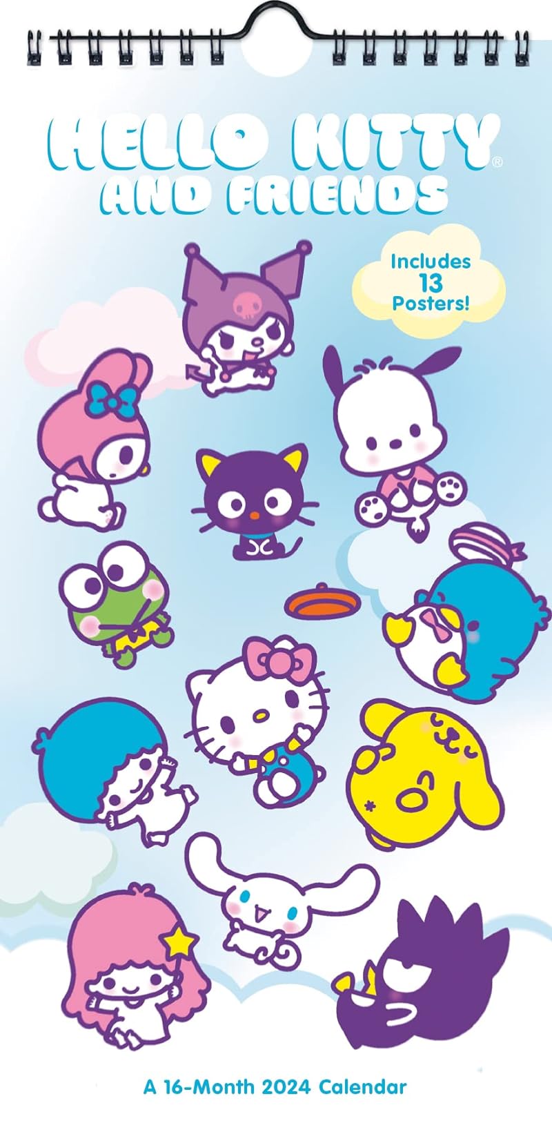 Hello Kitty and Friends Mini - Poster-Kalender 2024