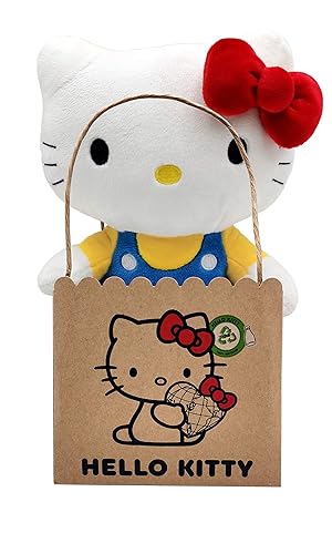 Hello Kitty Plüschtier, 24 cm in wiederverwendbarem Kartontäschchen