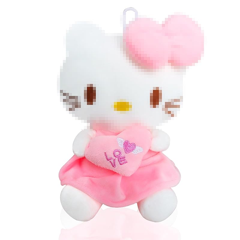Hello Kitty Plüschtier, Hello Kitty Plüschfigur, Kuscheltier Gefüllte Plüschpuppe Kinderspielzeug Plüschtiere für Kinder, Mädchen Jungen Bett Kinderzimmer Dekor Themed Geburtstag Party Supplies