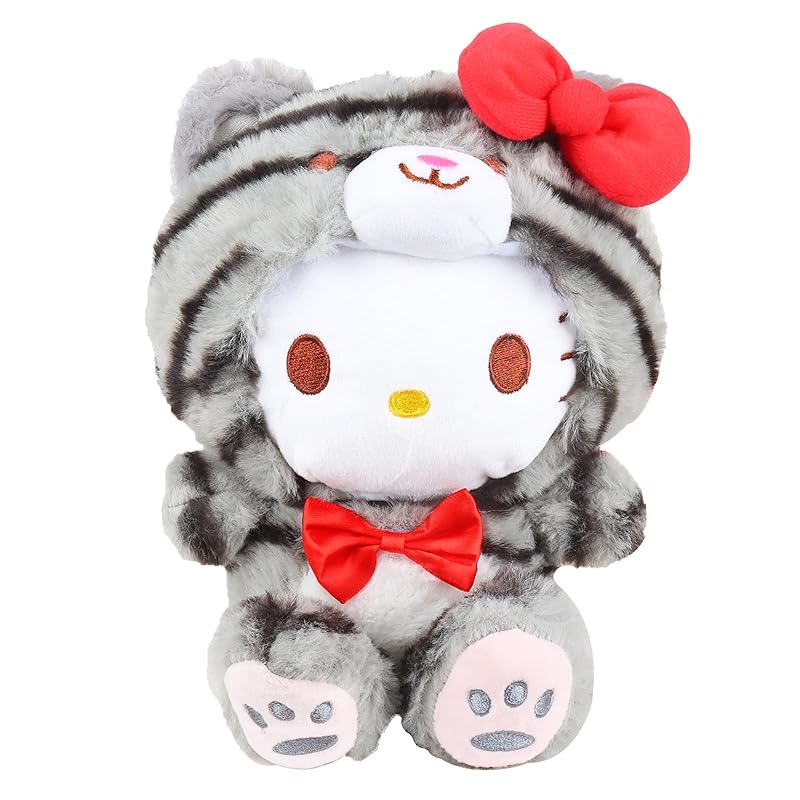 Hello Kitty Plüschtier Kuscheltier, Hello Kitty Plush, 20cm Cat Plushie Kawaii Plüschtiere für Mädchen Geburtstagsgeschenk