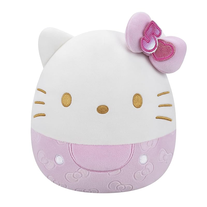 Squishmallows - Hello Kitty Kuscheltier mit Schleife 20 cm