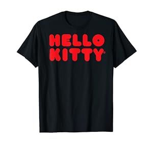 Hello Kitty Rotes Logo T-Shirt