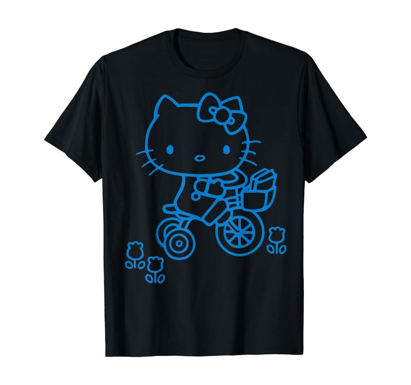Hello Kitty Fahrrad T-Shirt