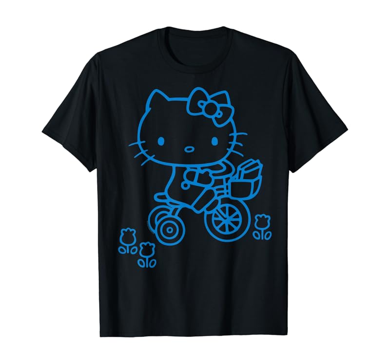 Hello Kitty Fahrrad T-Shirt