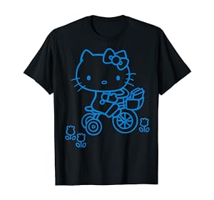 Hello Kitty Fahrrad T-Shirt