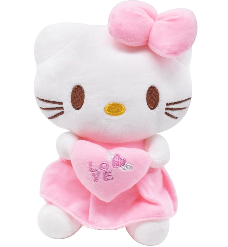 Hello Kitty Plüschfigur für Kinder, 25 cm