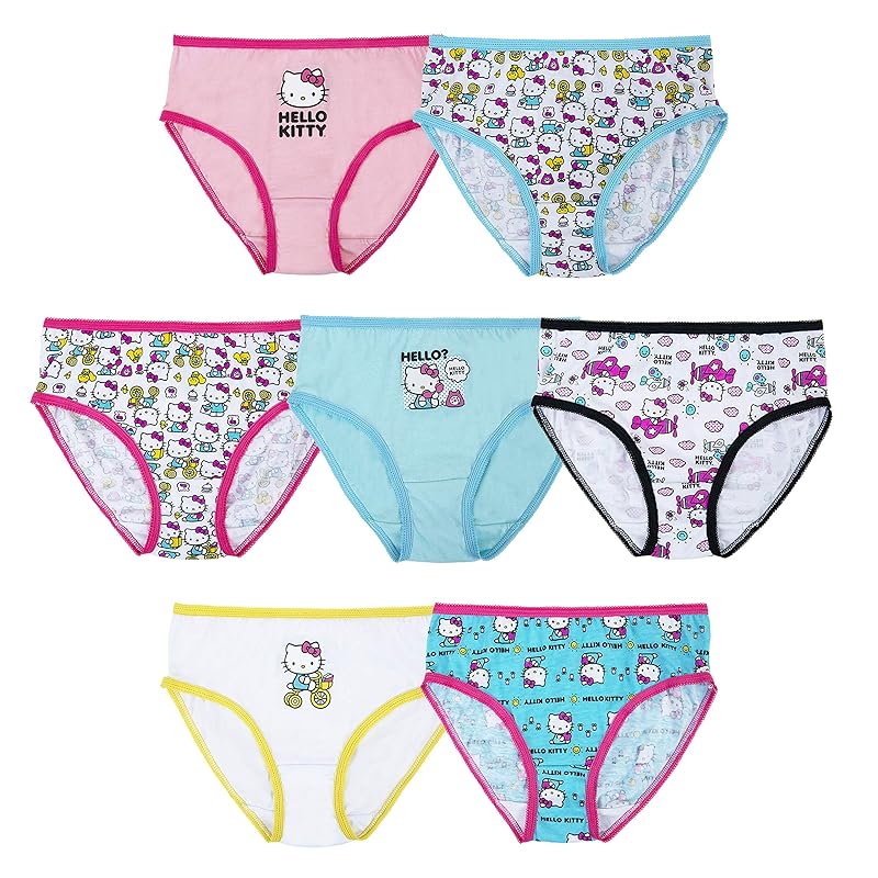 Hello Kitty - Mädchen Underwear Multipacks Slip (7er Pack)
