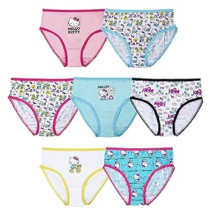 Hello Kitty - Mädchen Underwear Multipacks Slip (7er Pack)