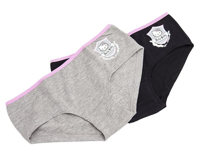 Hello Kitty - Panty 44/46, Grau/Schwarz