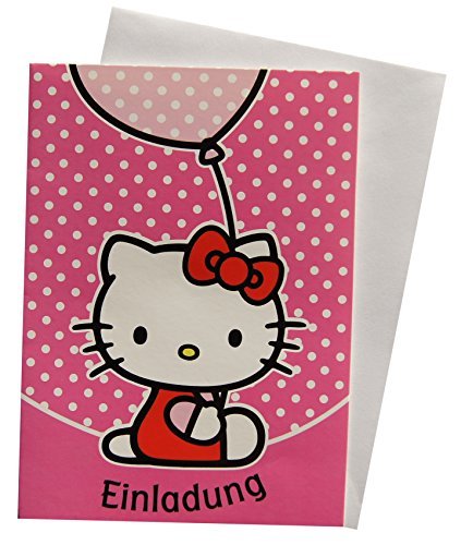 Hello Kitty - Einladungskarten/Klappkarten